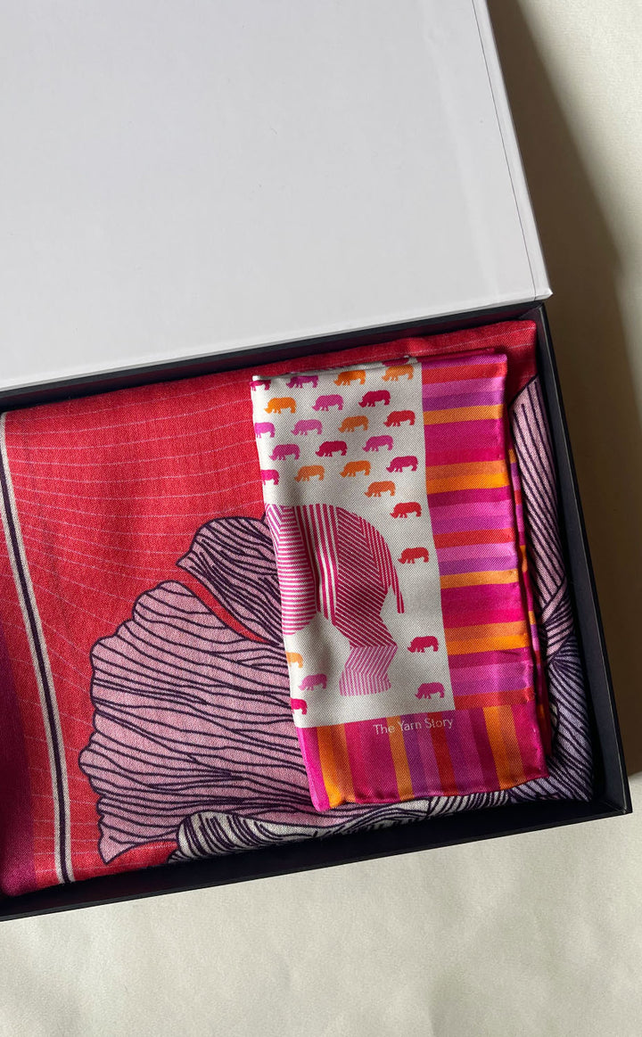 Fuchsia Ripple His and Her Set