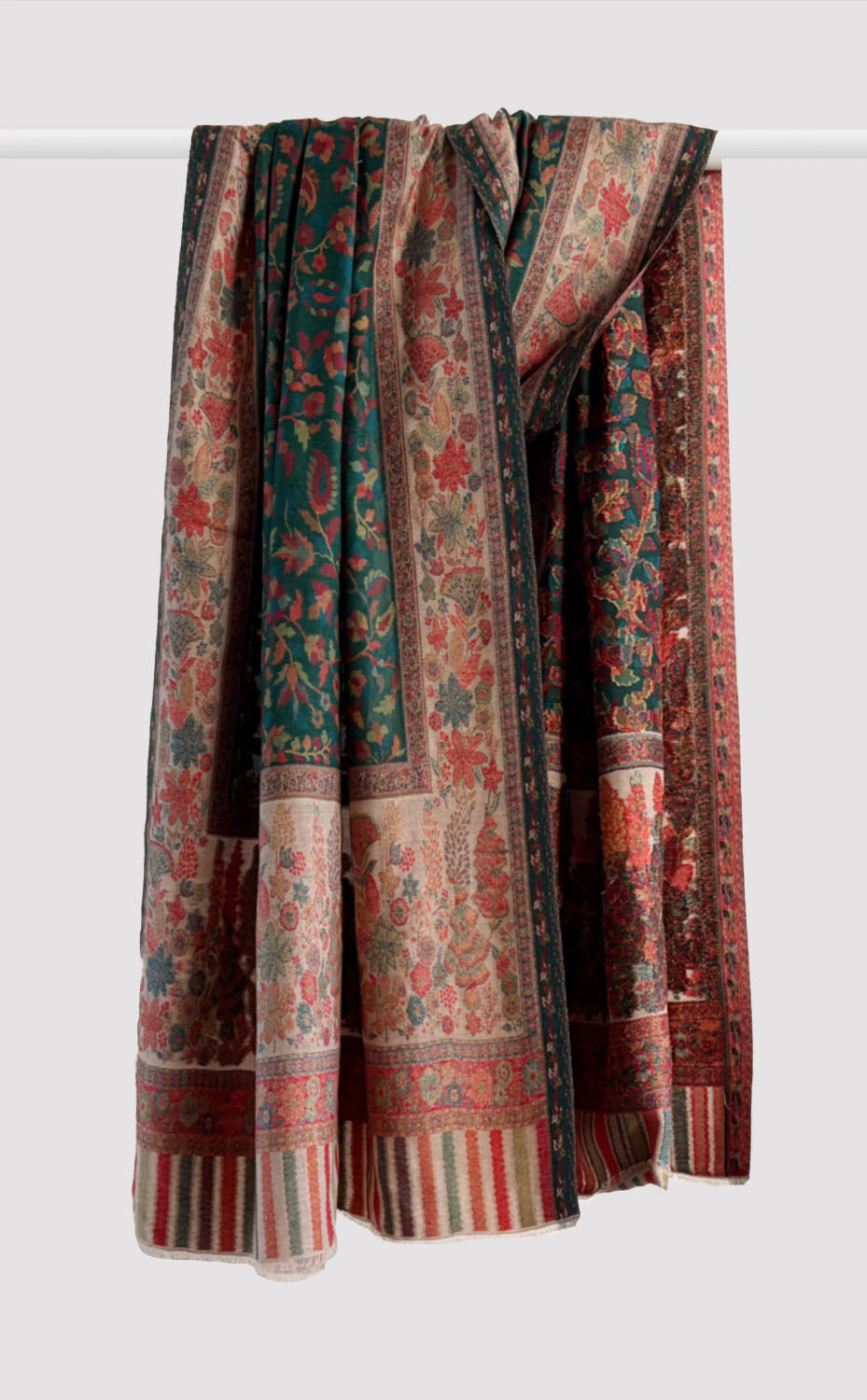 Marakathi Floral Kani Shawl