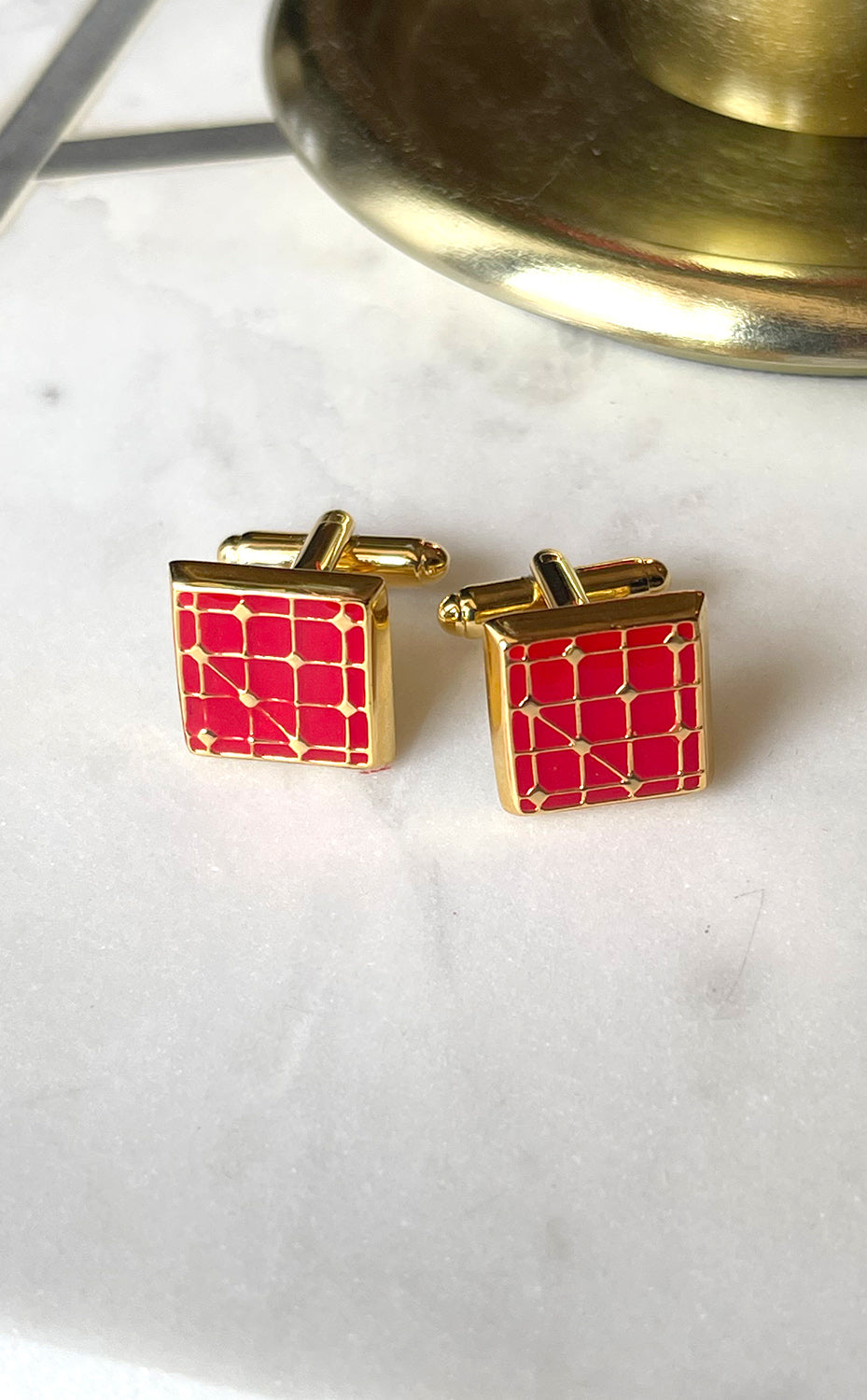 Crimson Polka Set for Him