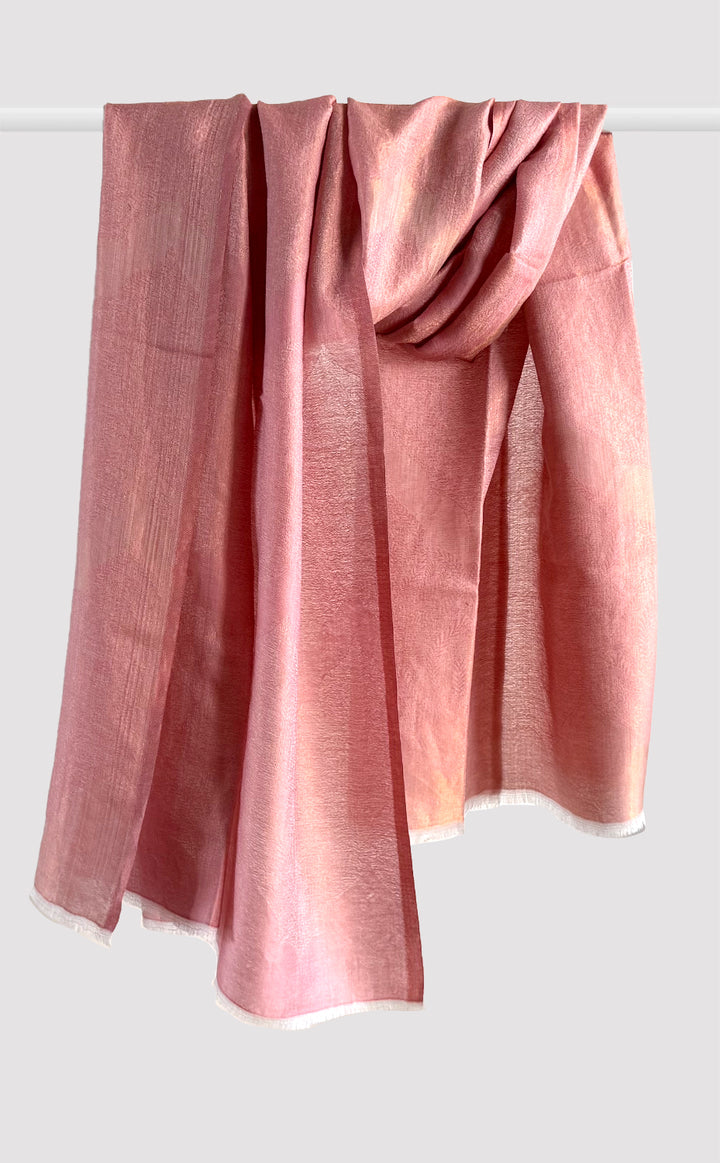 Rose Motif Zari Shawl