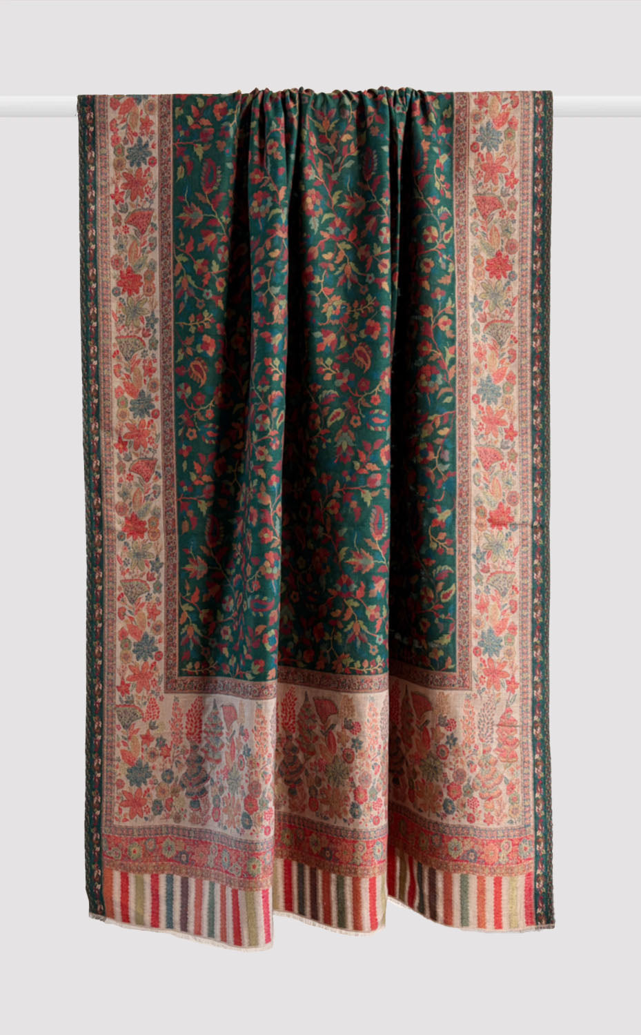 Marakathi Floral Kani Shawl