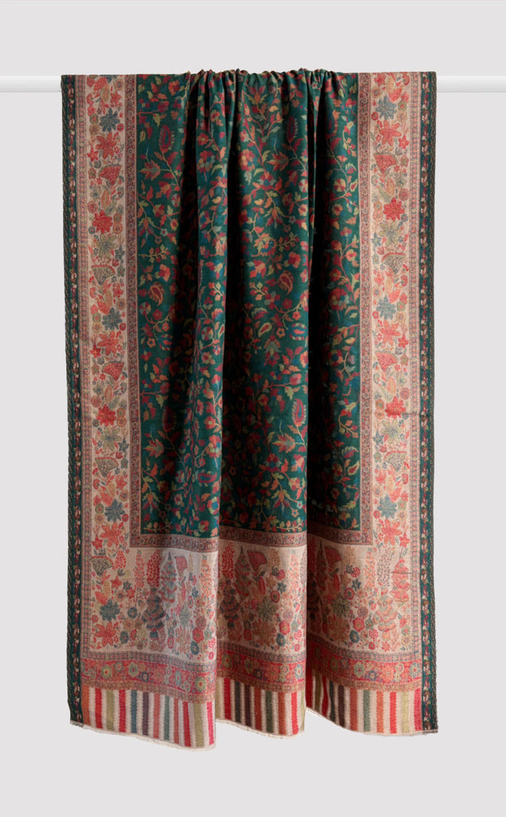 Marakathi Floral Kani Shawl