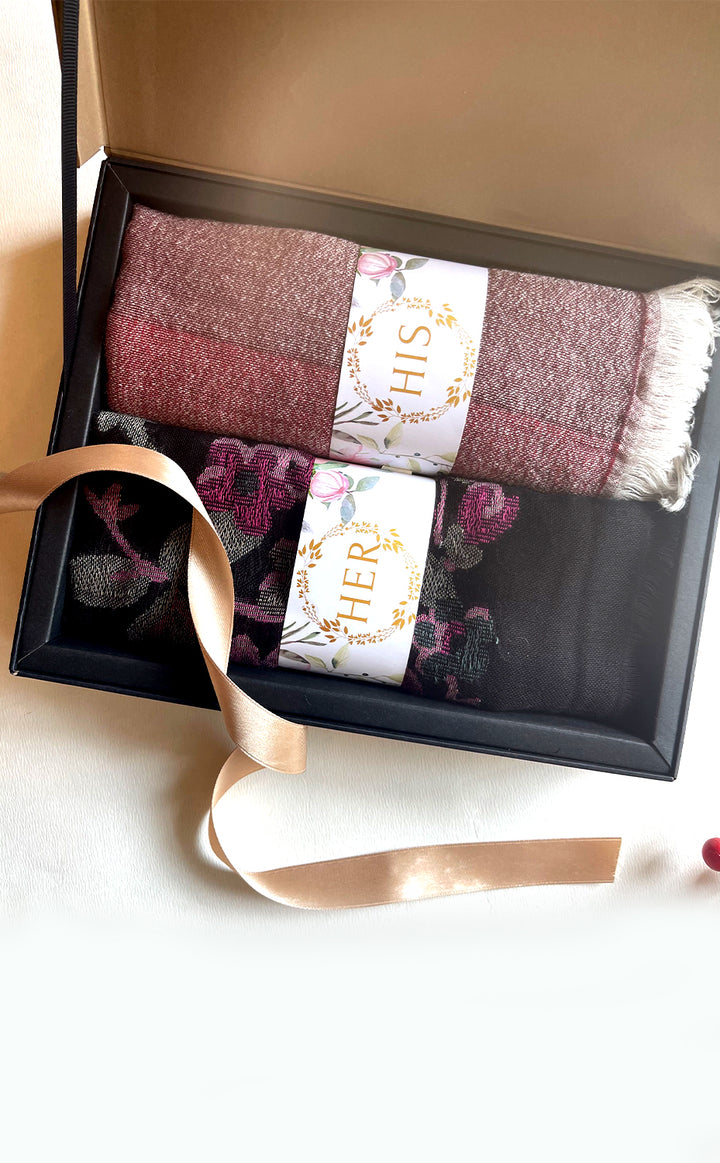 Fuchsia Blush His and Her Set