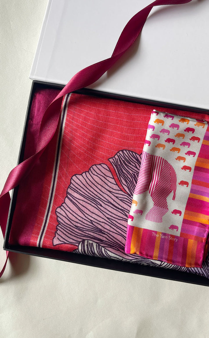 Fuchsia Ripple His and Her Set