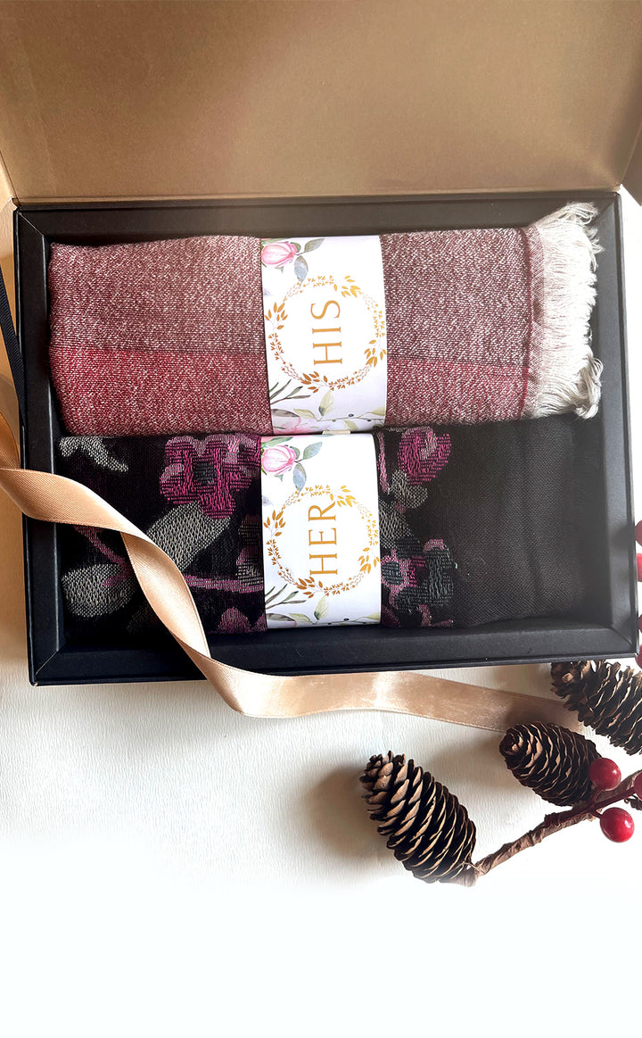 Fuchsia Blush His and Her Set