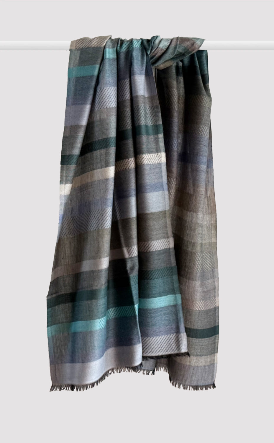Horizon Stripes Merino Stole