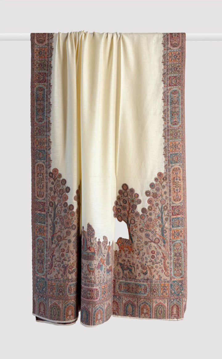 Shvet Paisley Kani Shawl