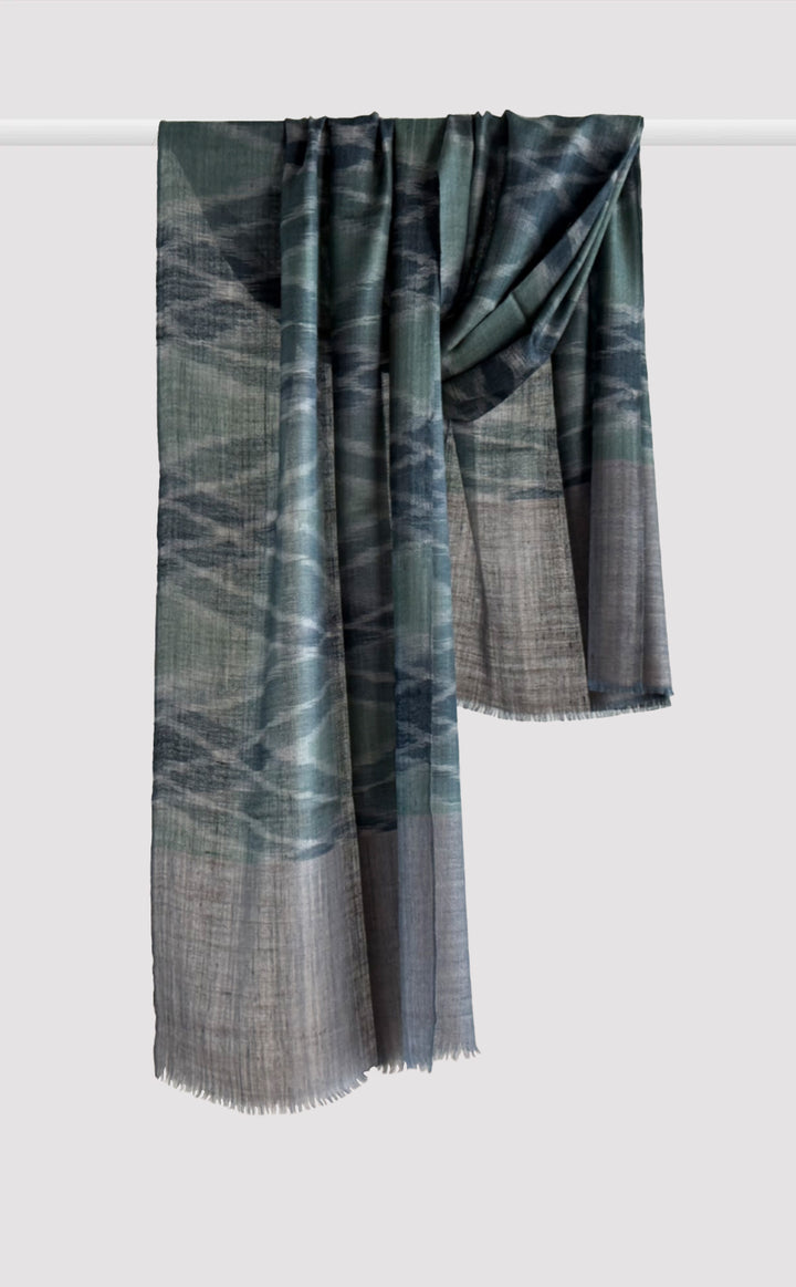 Jade Current Cashmere Stole