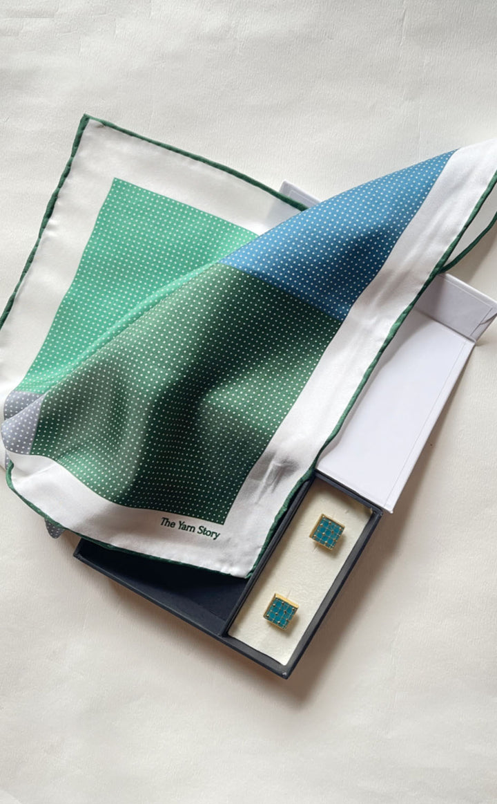 Emerald Polka Set for Him