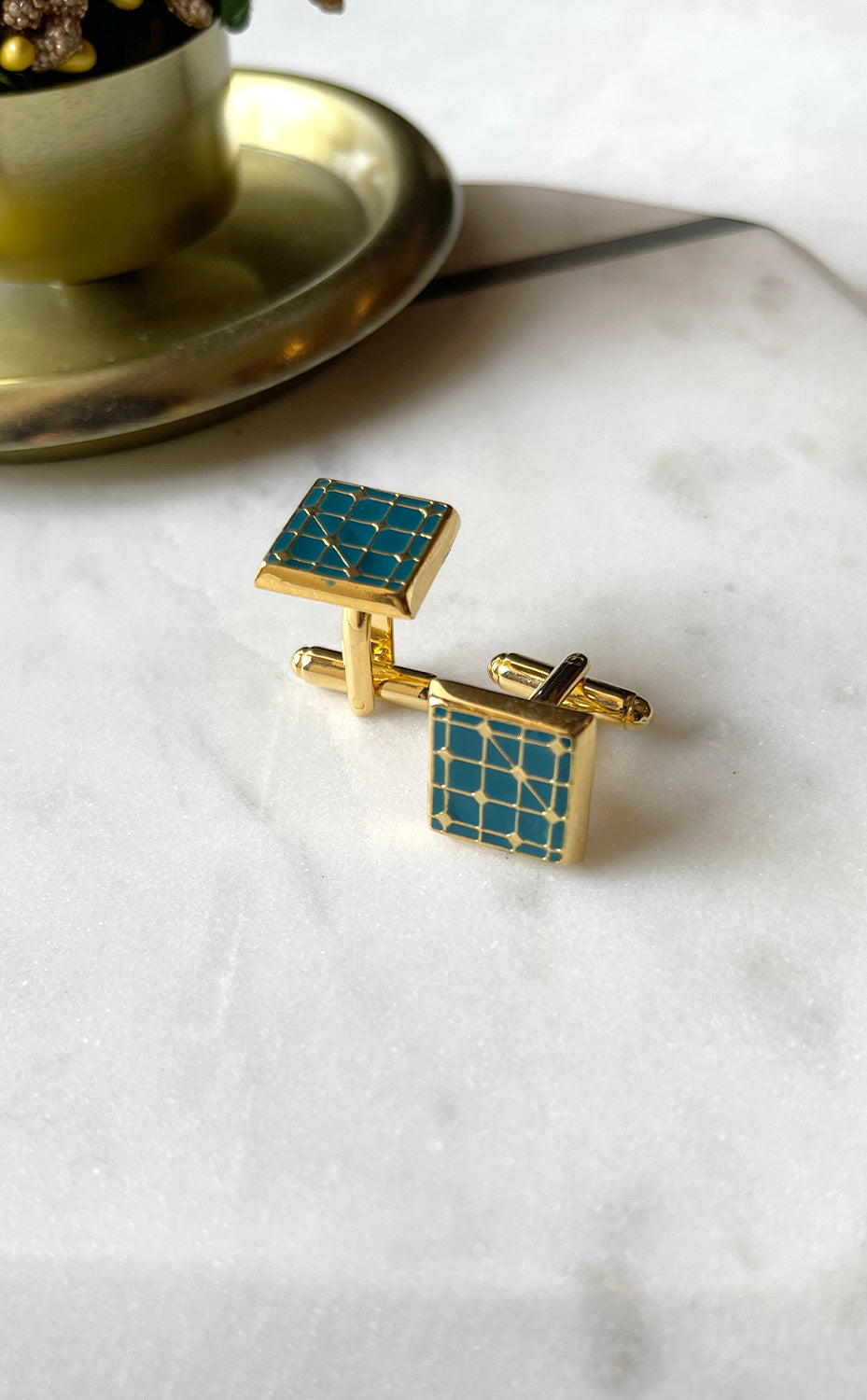 Grassland Polka Cufflink