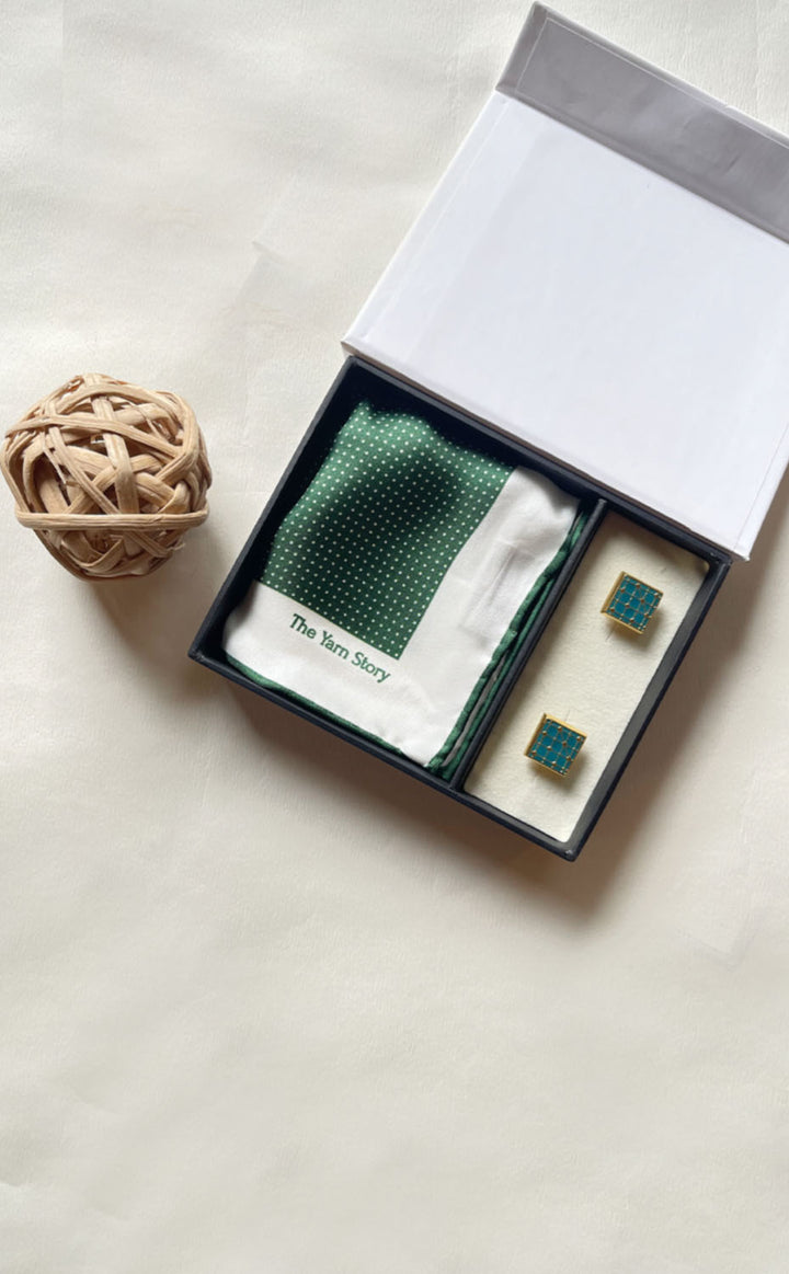 Emerald Polka Set for Him