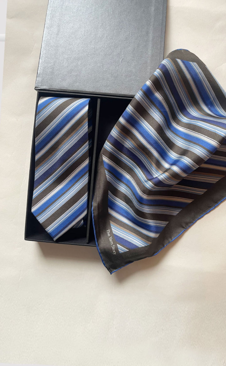 Navy Stripe Set for Him