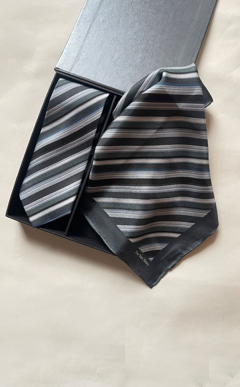 Grey Stripe Set for Him