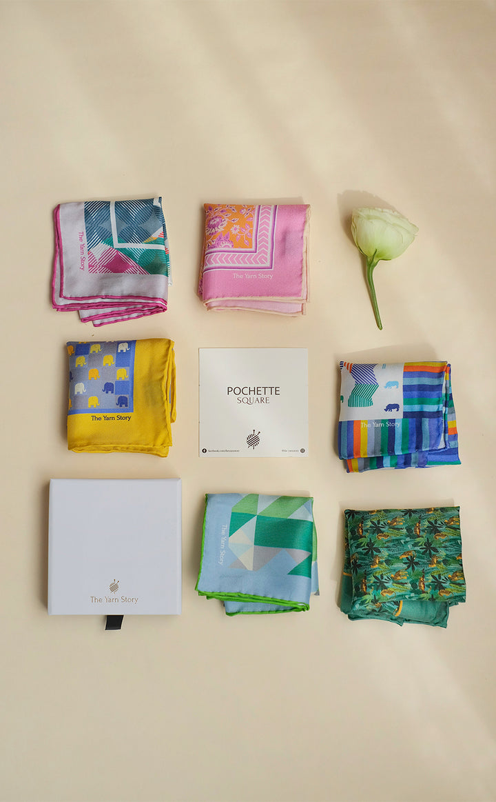 Silk Pocket Squares for Him