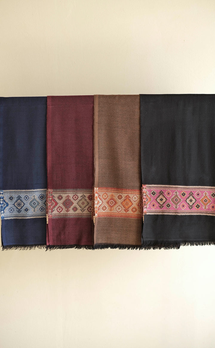 Raven Kilim Stole