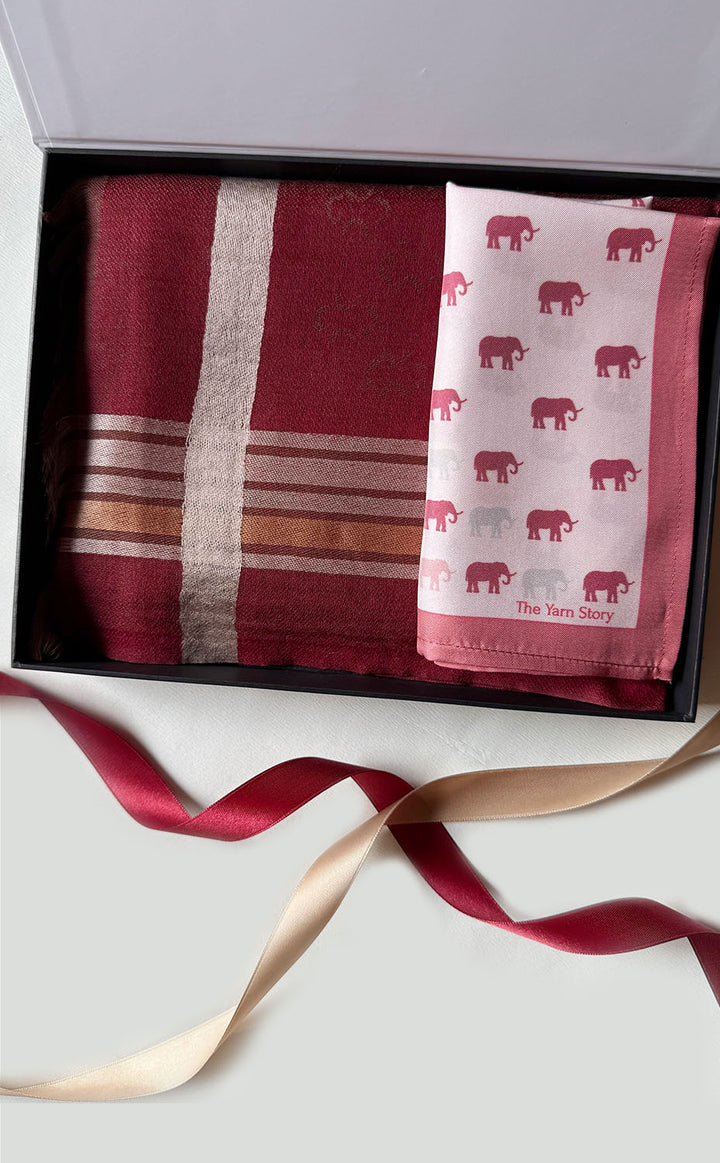 Mahogany Elephant His and Her Set