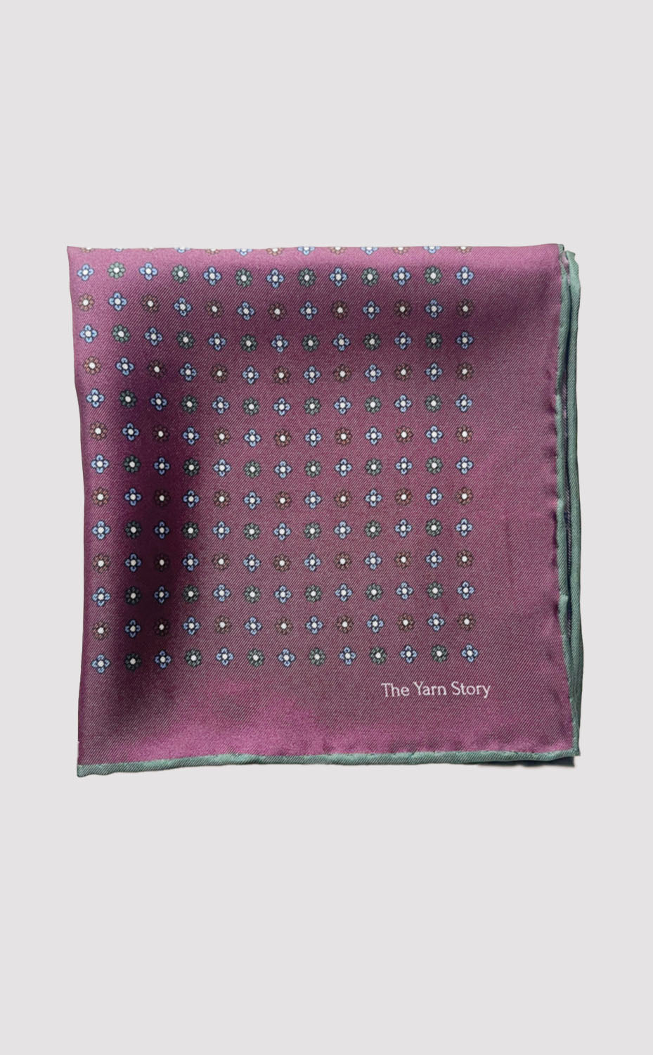 Cinnabar Flora Pocket Square