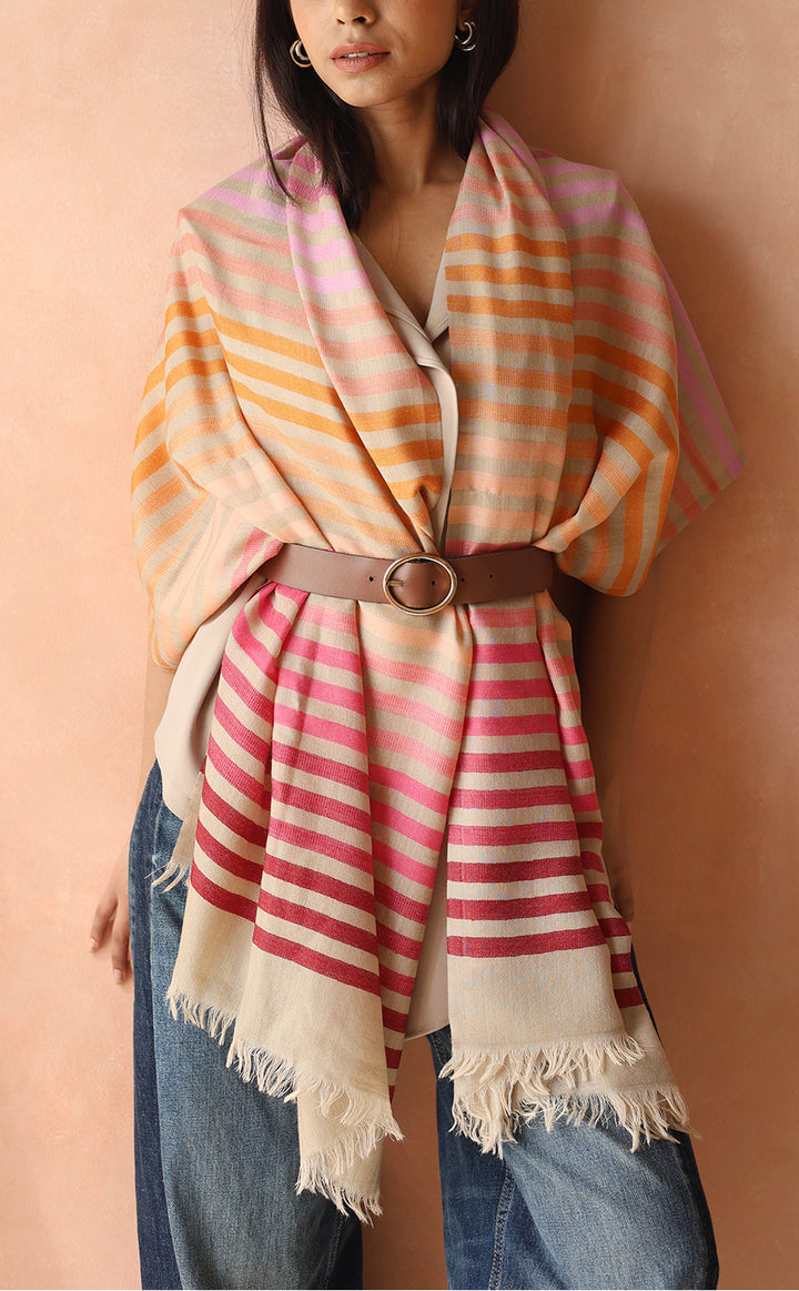 Merino Stripes - Wildflower