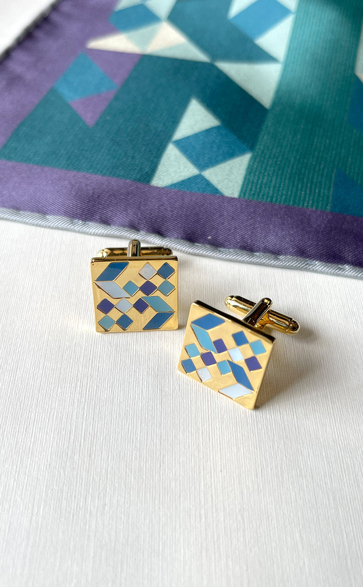Azure Hues Cufflink
