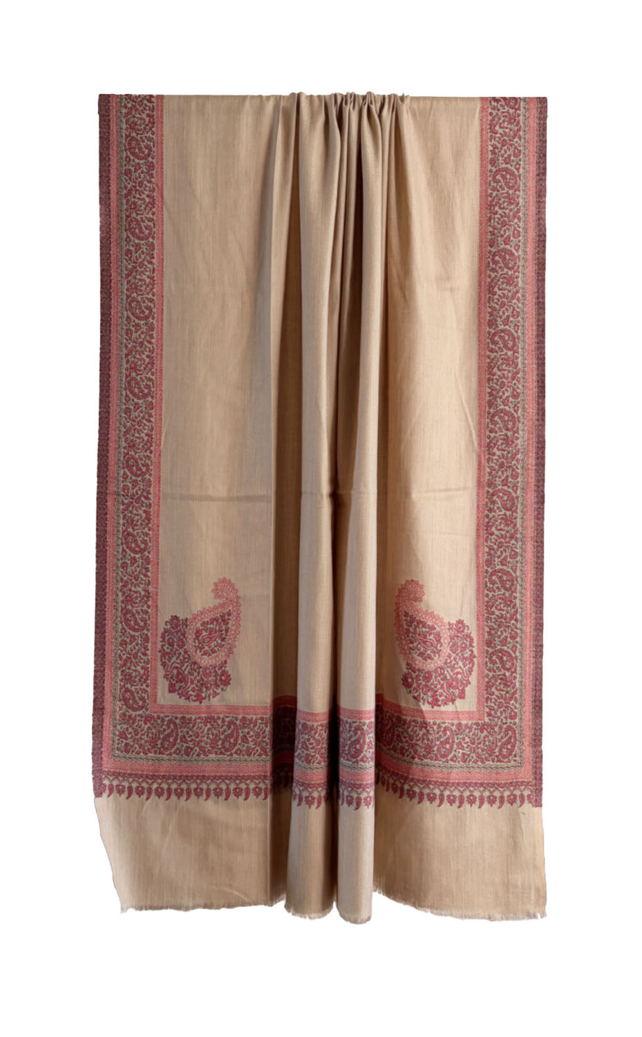 Walnut Paisley Kani Shawl