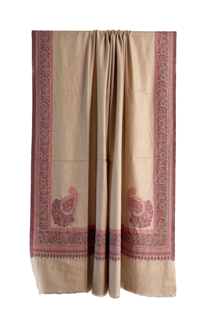 Walnut Paisley Kani Shawl
