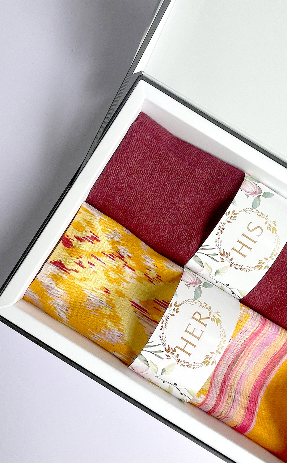 Marigold Flame His &amp; Her Set