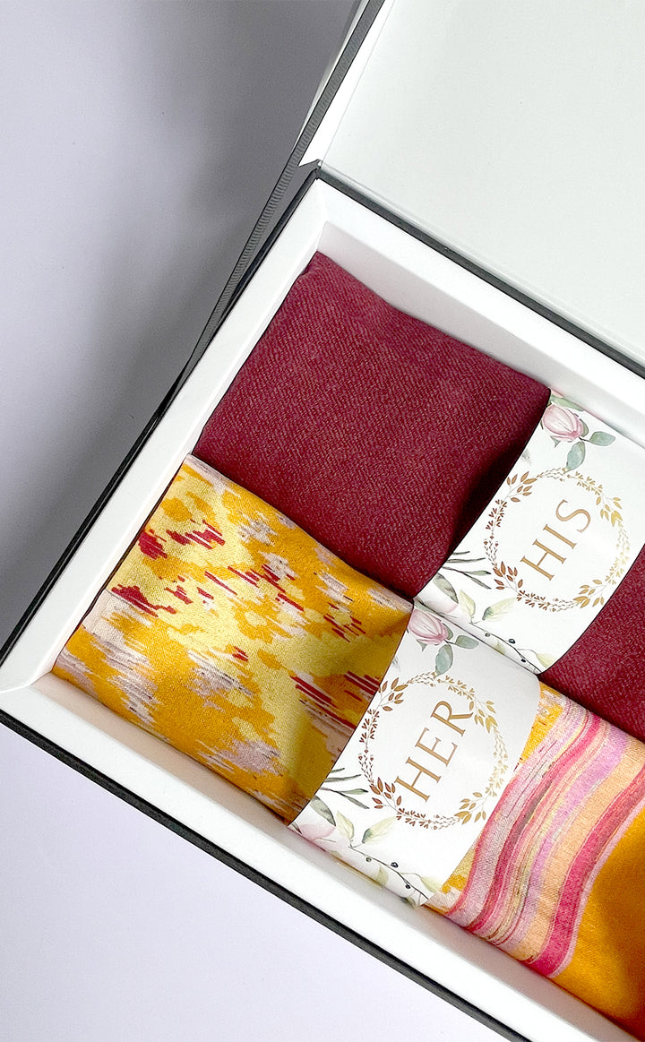 Marigold Flame His &amp; Her Set