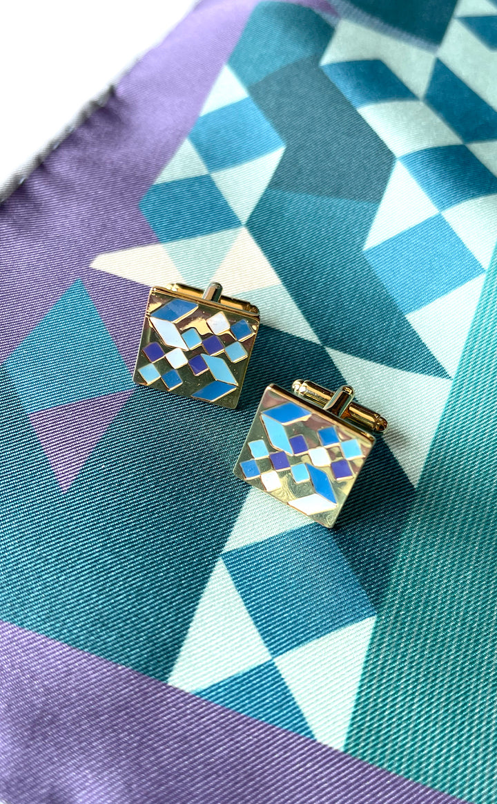 Azure Hues Cufflink