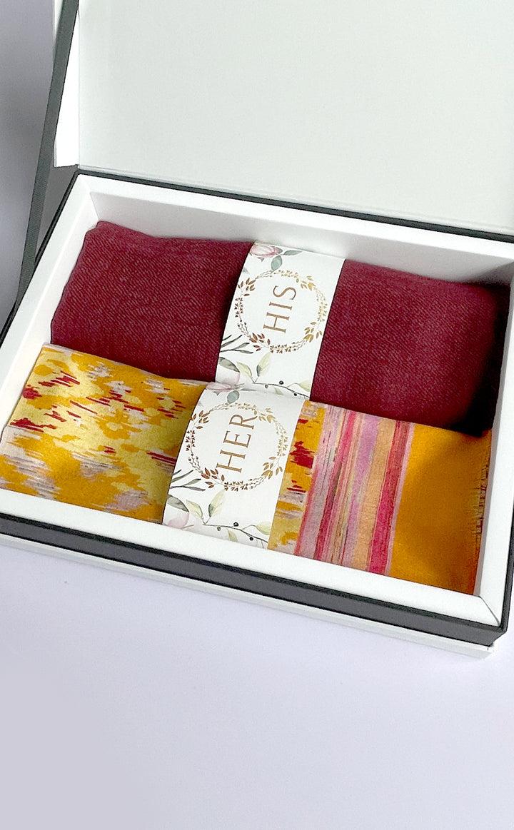Marigold Flame His &amp; Her Set