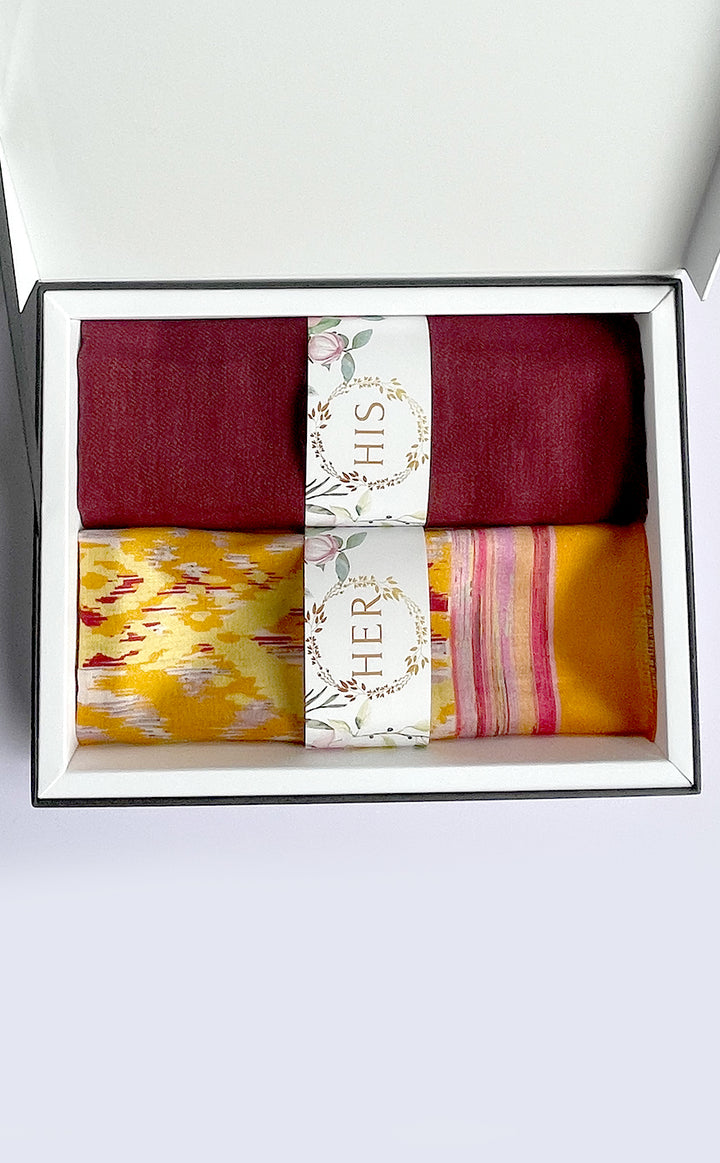 Marigold Flame His &amp; Her Set