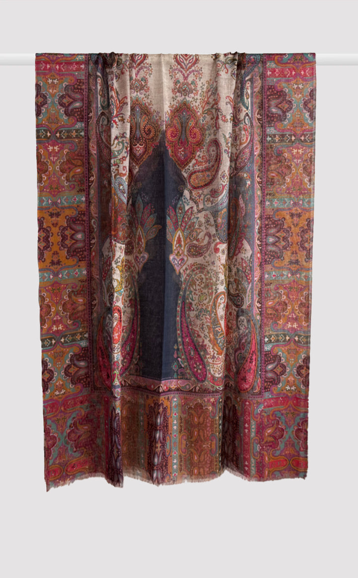 Nomads Bazar Wool Silk Shawl