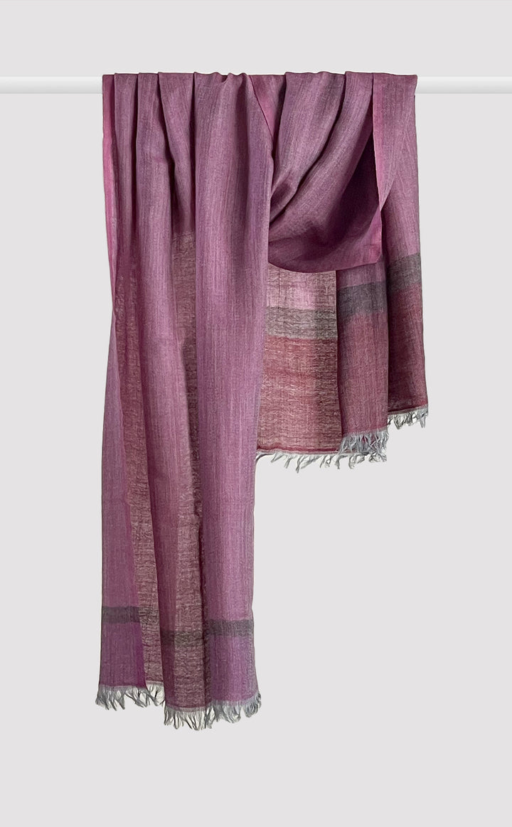 Orchid Pop Merino Stole