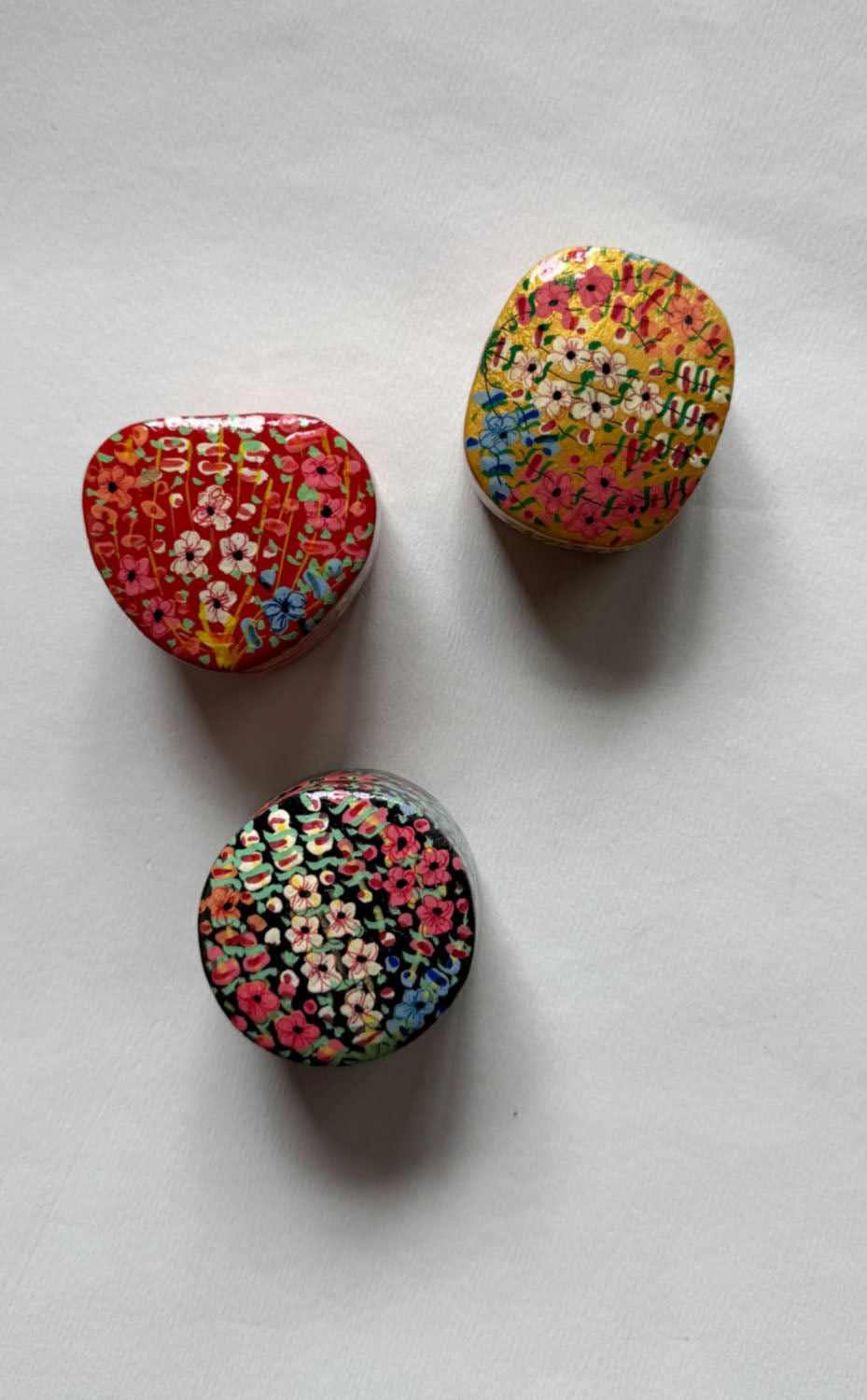 Floral Kashmiri Papier Mache Box