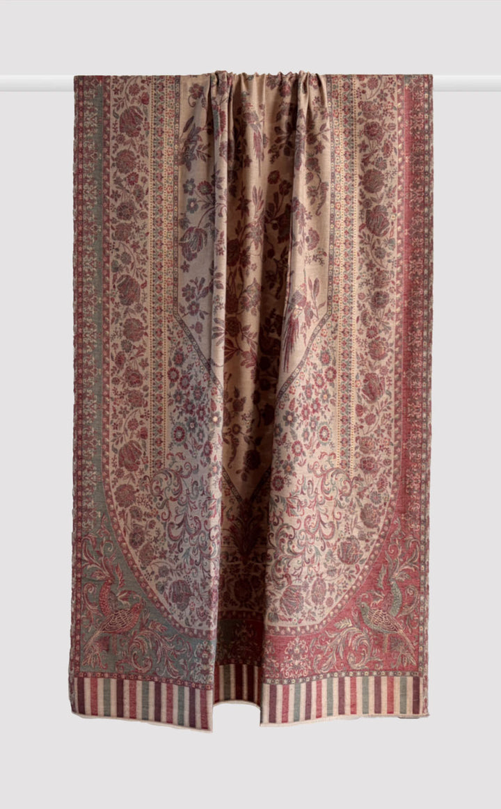 Darchini Floral Kani Shawl