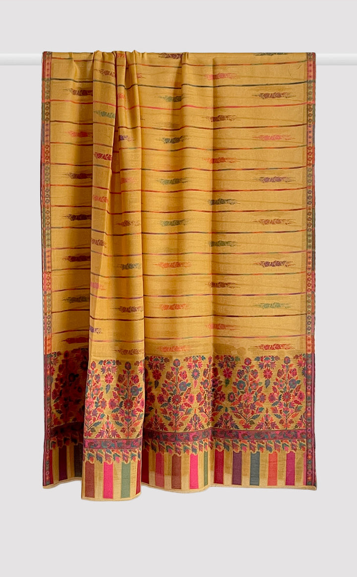 Dandelion Ikat Floral Kani Shawl