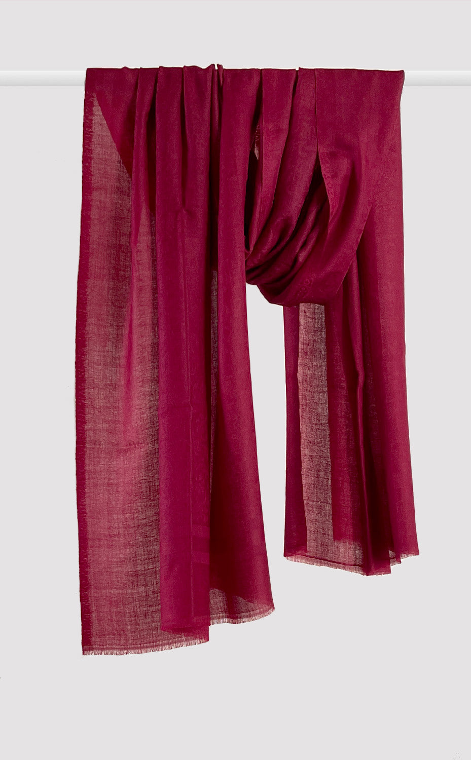 Maroon Wool Jacquard