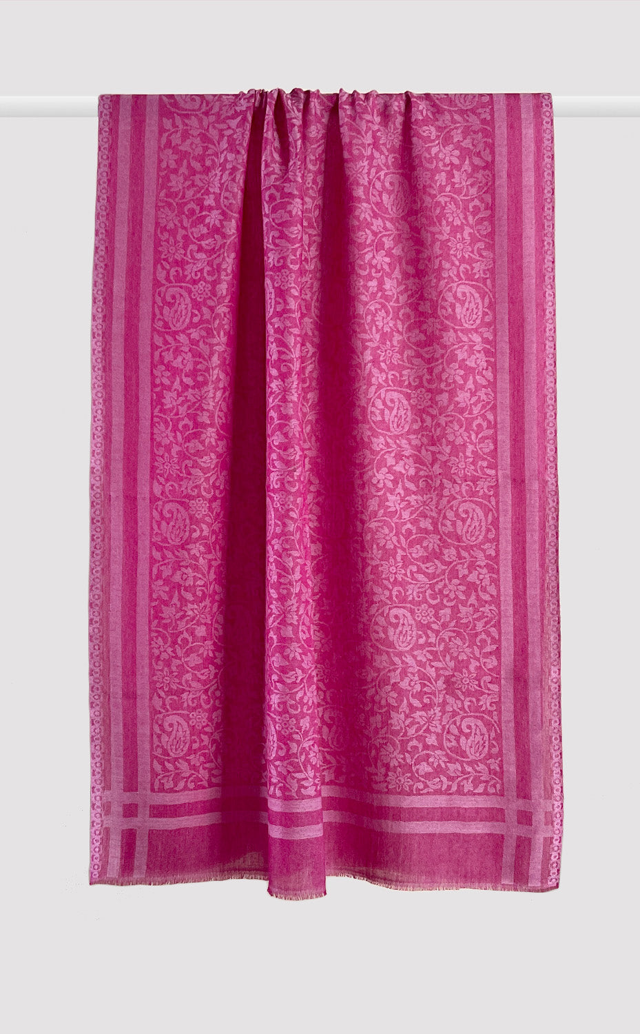 Rani Pink Wool Jacquard