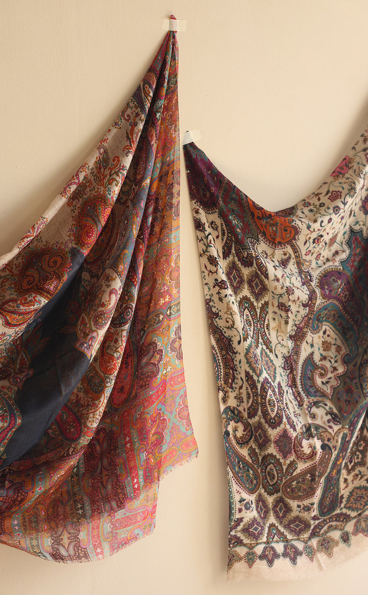 Nomads Bazar Wool Silk Shawl