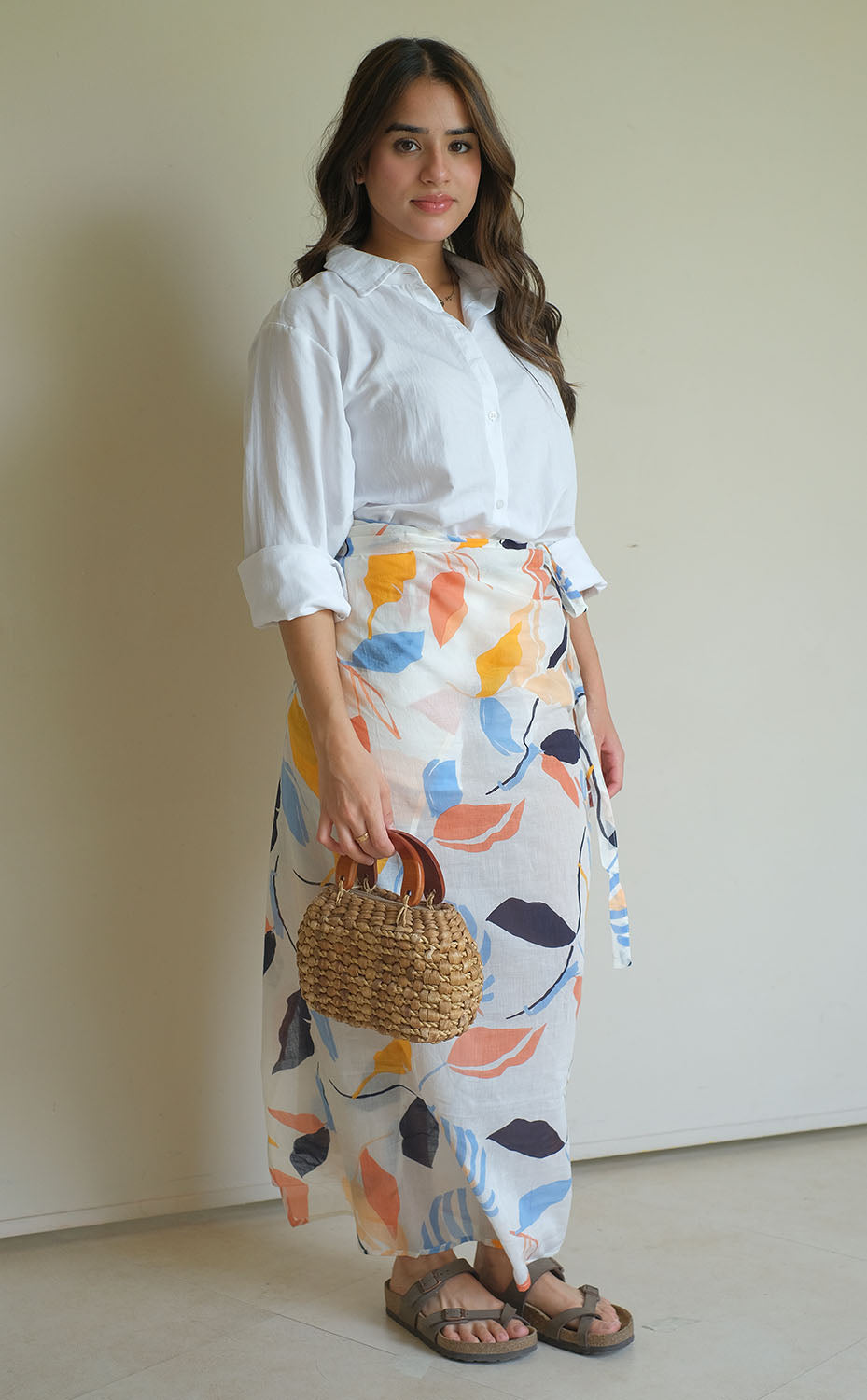 Capri White Skirt