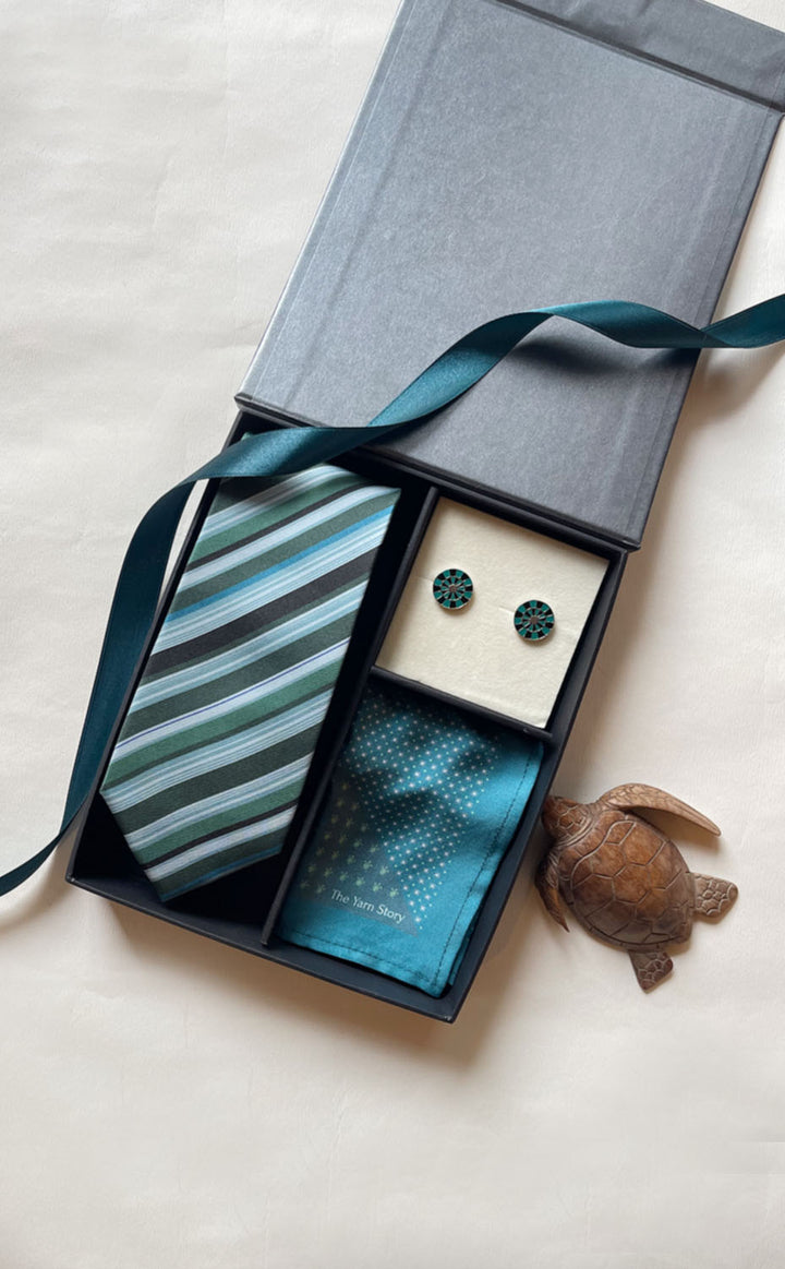 Viridian Turtles Set for Him