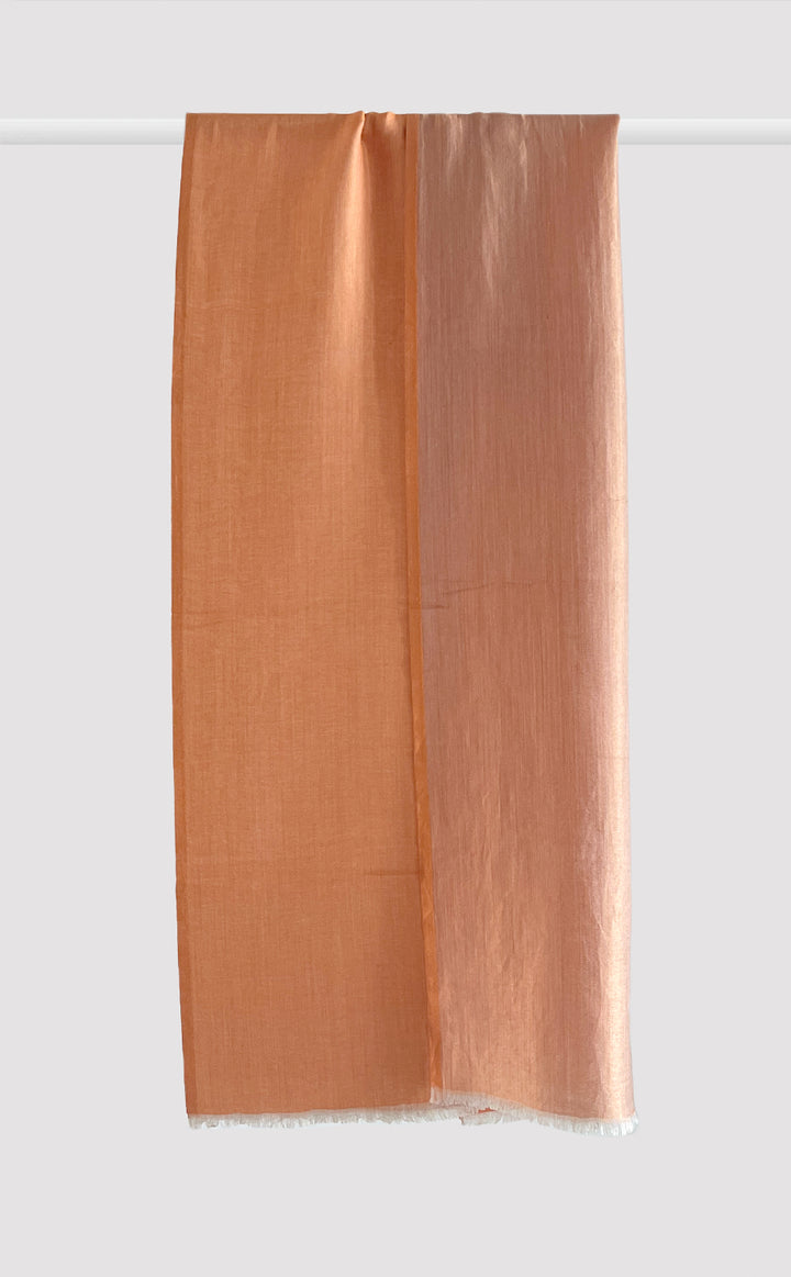 Zari Reversible Stole - Marigold