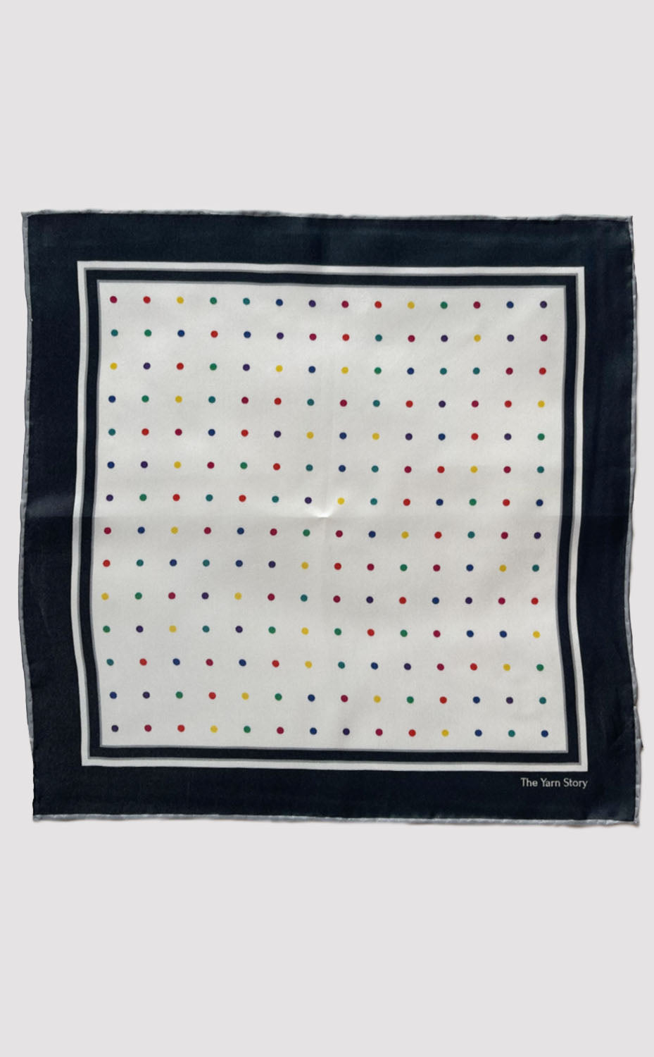 Black Polka Pocket Square