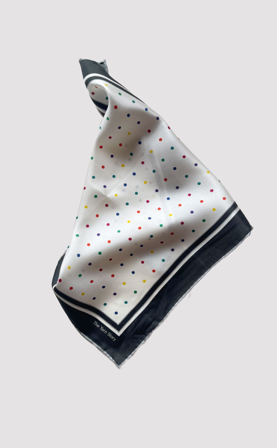 Black Polka Pocket Square