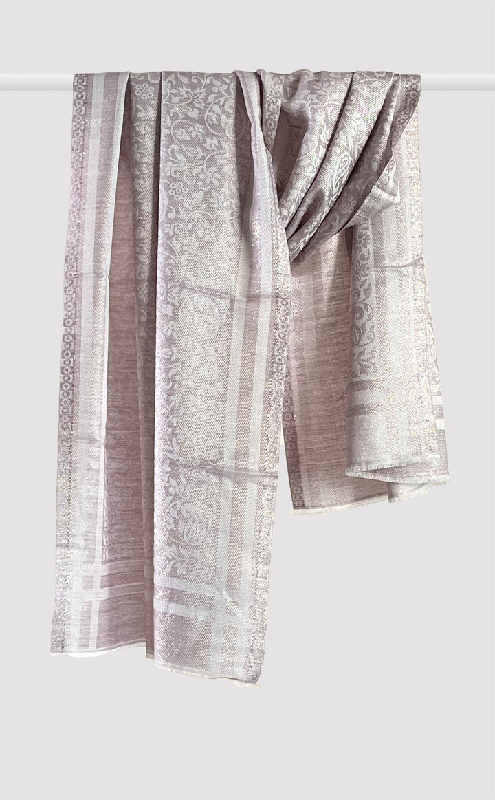 Pearl Zari Wool Jacquard