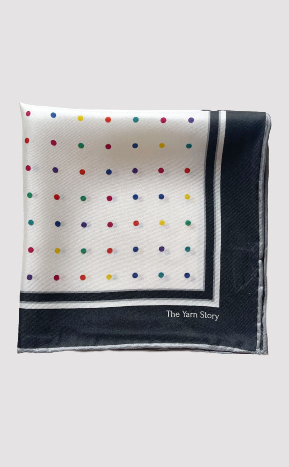 Black Polka Pocket Square