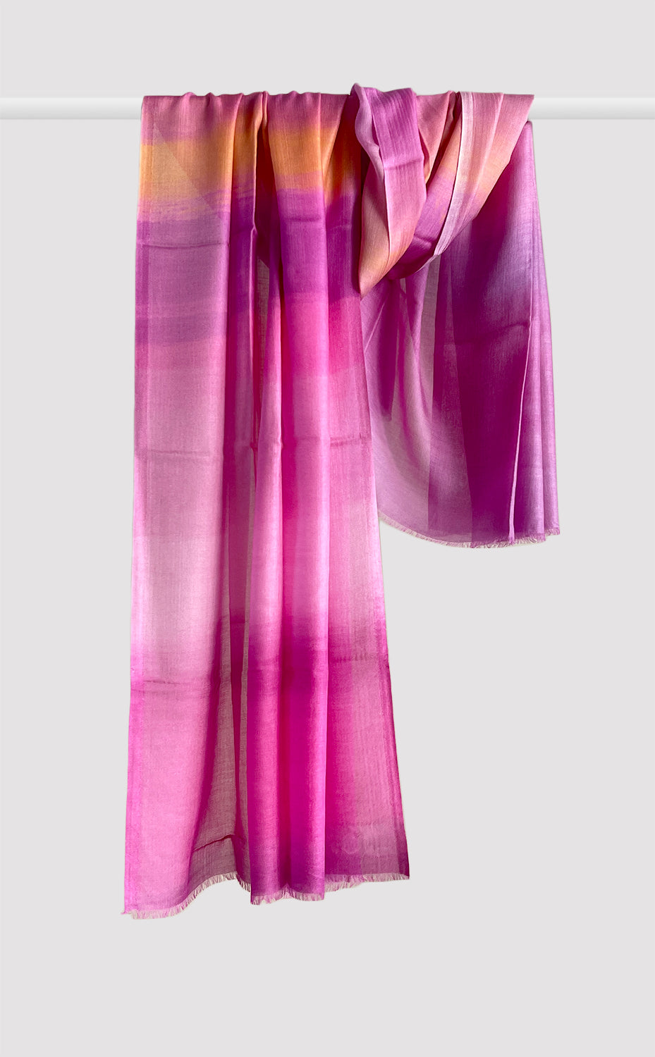 Gradient Violet Printed Shawl