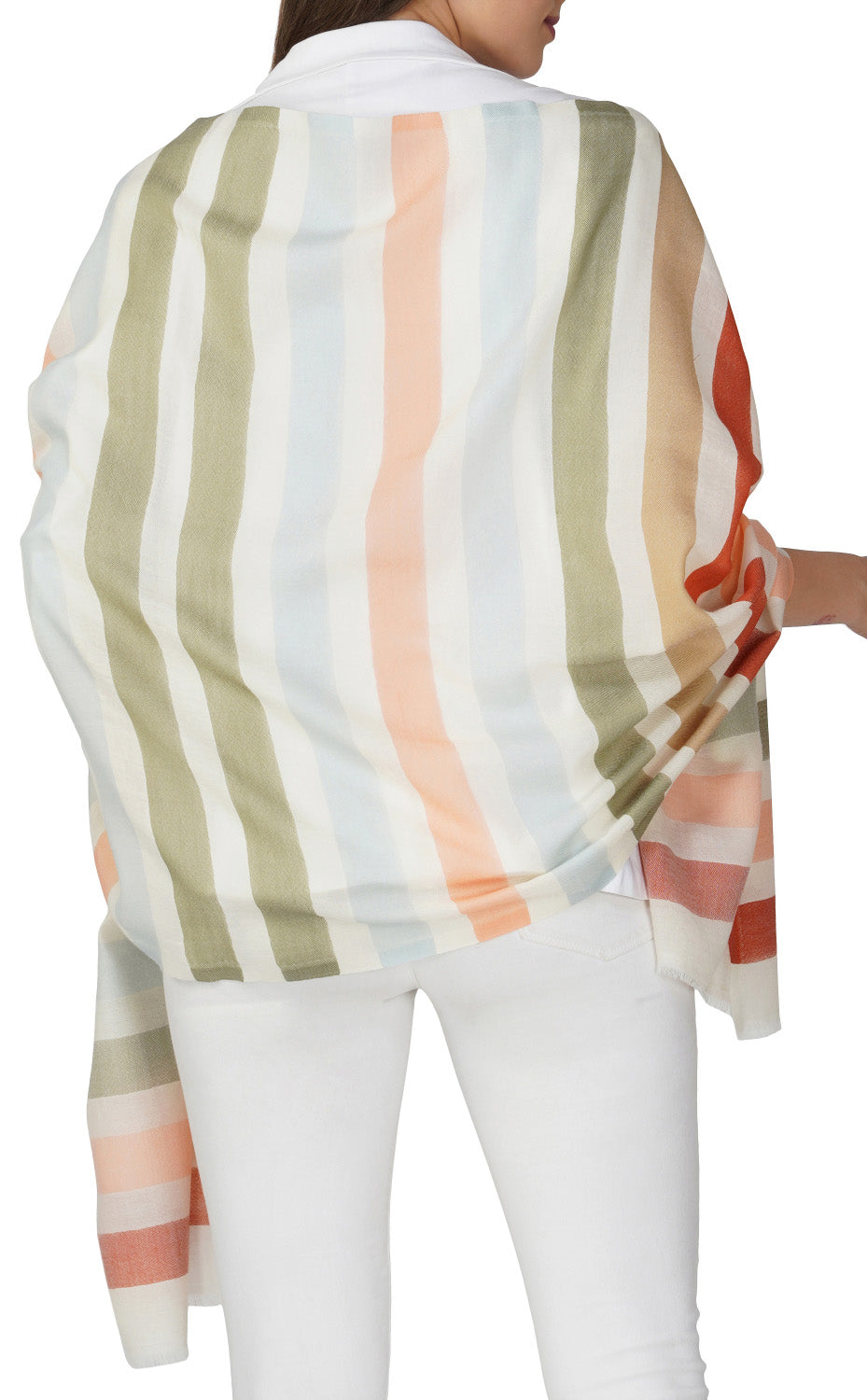 Squash Merino Strokes Stole