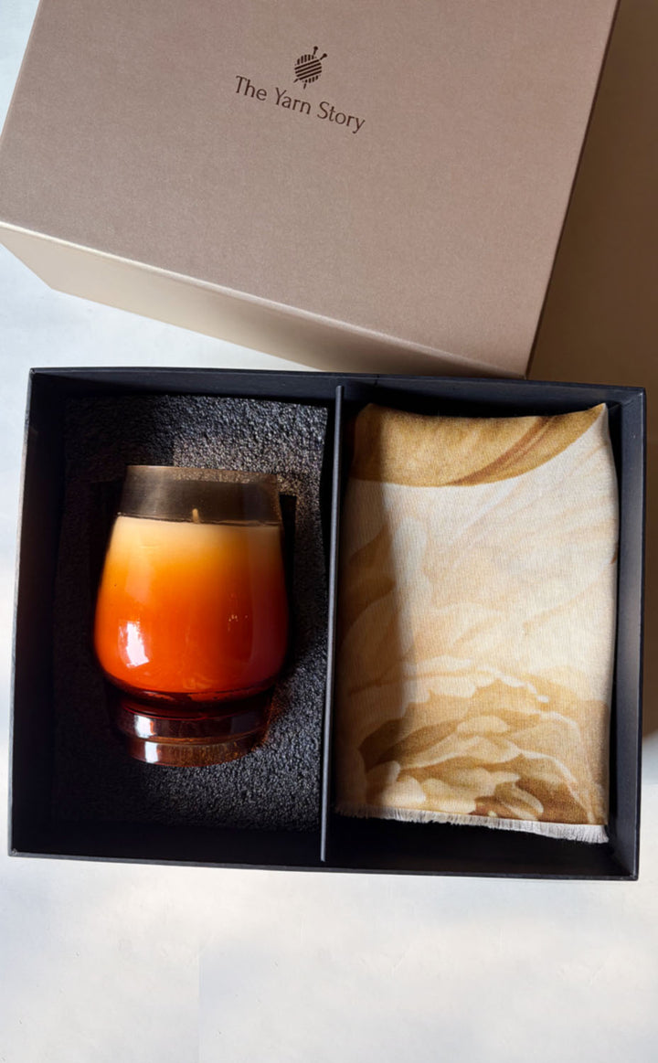 Ivory Hues Candle Set for Her