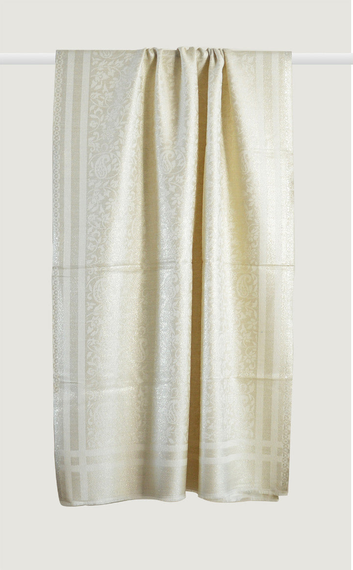 Fine Wool Zari Stole