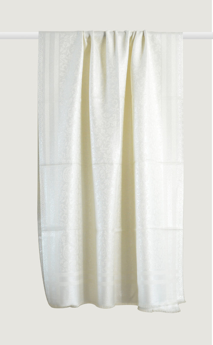 Fine Wool Zari Stole
